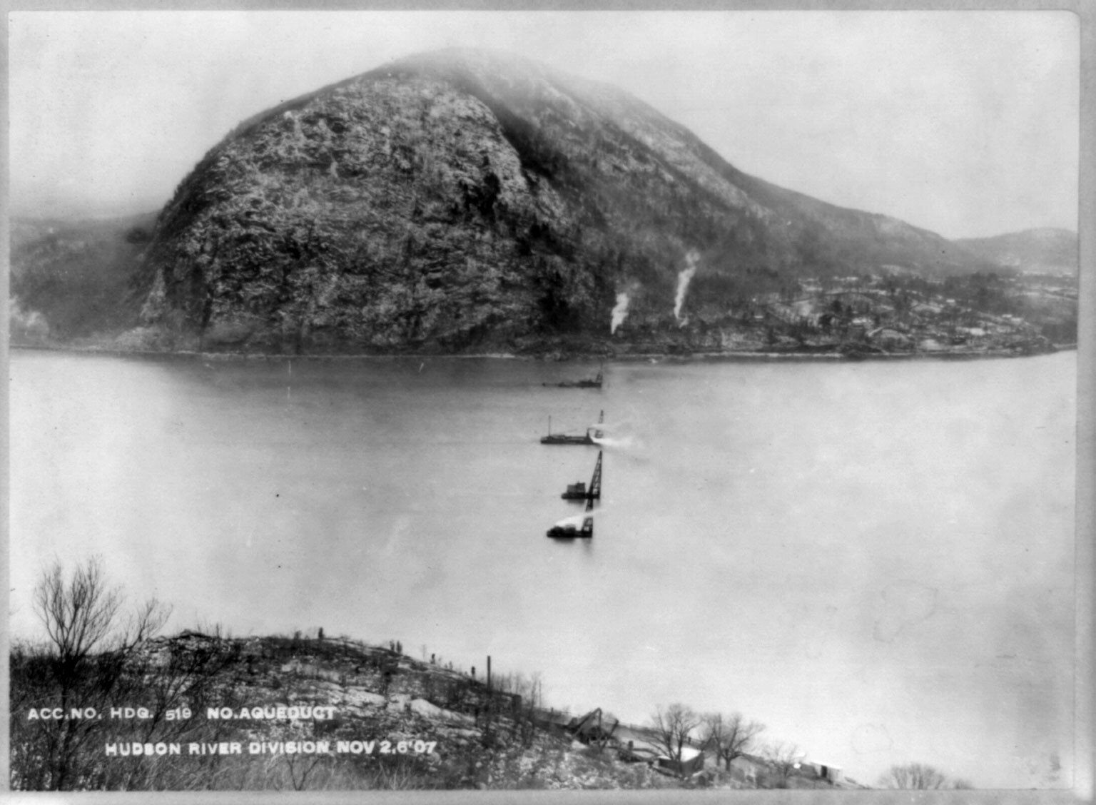 Historic Aqueduct Site ste 19 at Hudson 1907