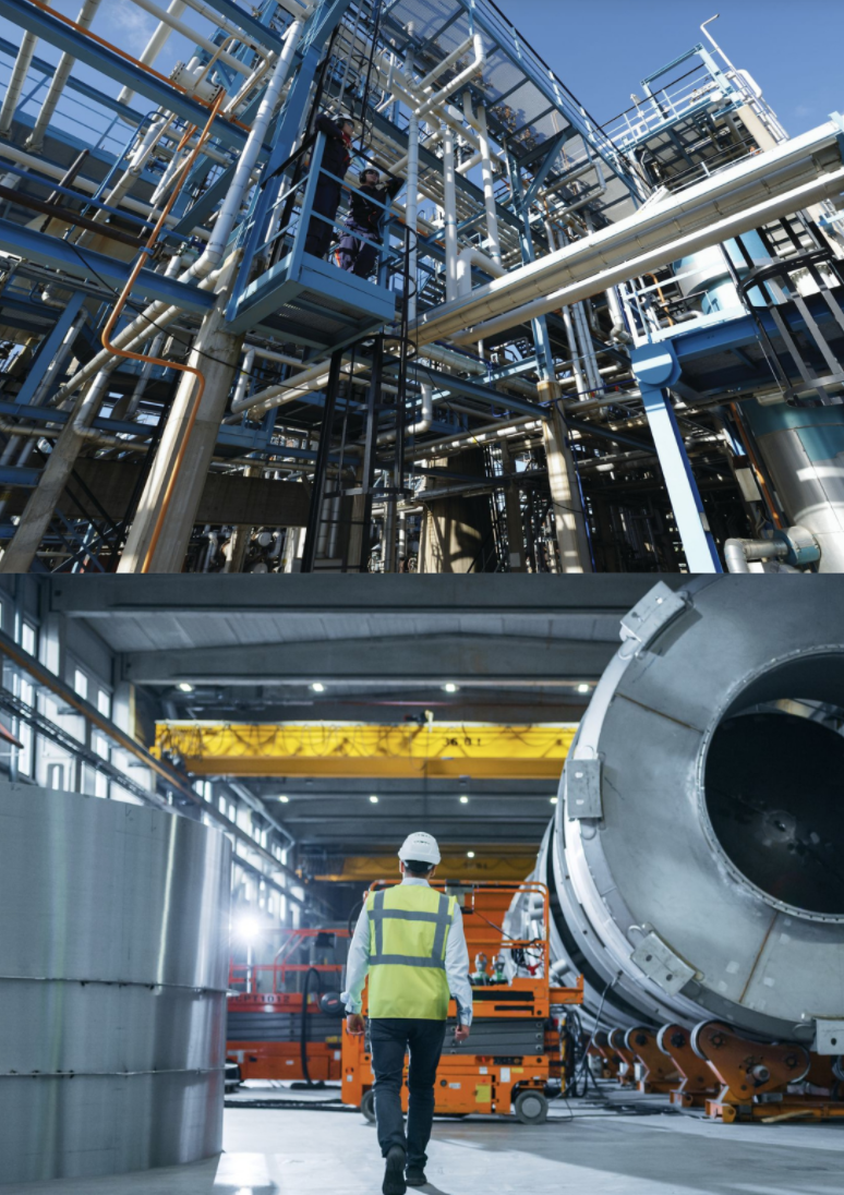 process and industrial engineering building interior